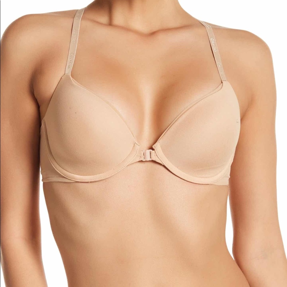 CALVIN KLEIN- Constant Racerback Demi Bra- 32B